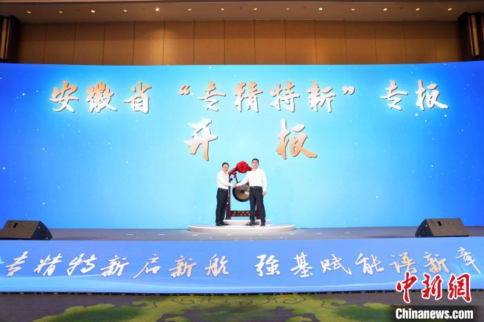 安徽省“专精特新”专板开板